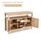 Buffet Server Sideboard Wine Cabinet Console Table with 1 Drawers and 2 Cabinet